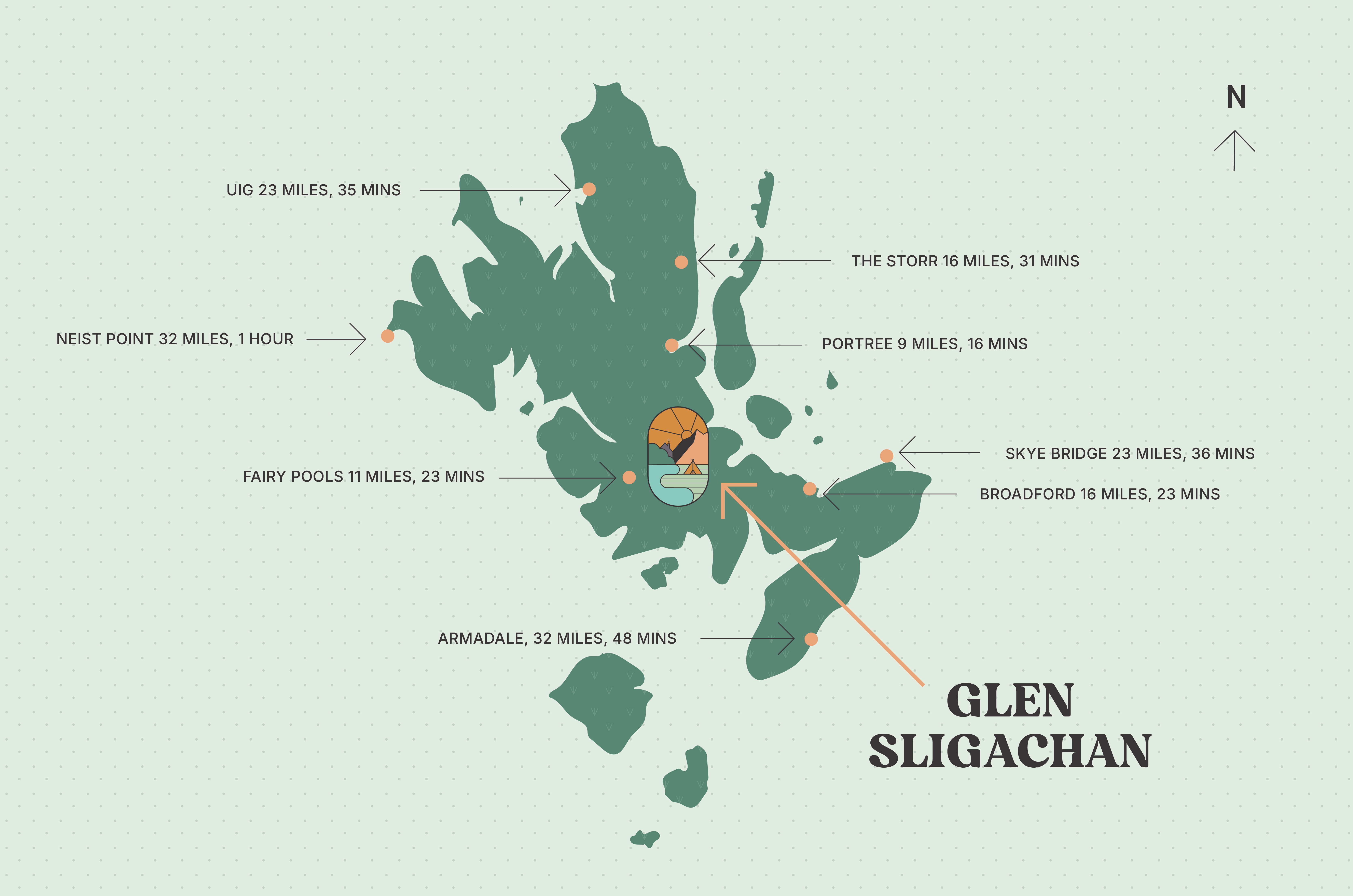 Isle of Skye location map