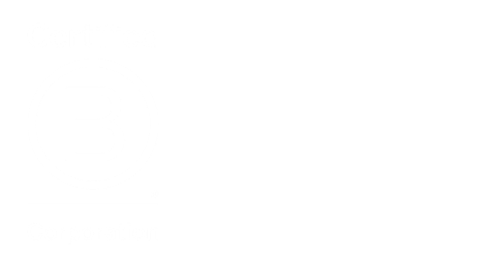 B Corporation Logo and text